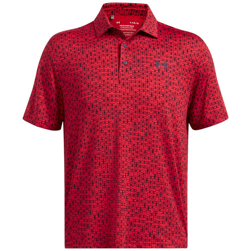 Playoff 3.0 Printed Polo Red/Midnight Navy - AW24