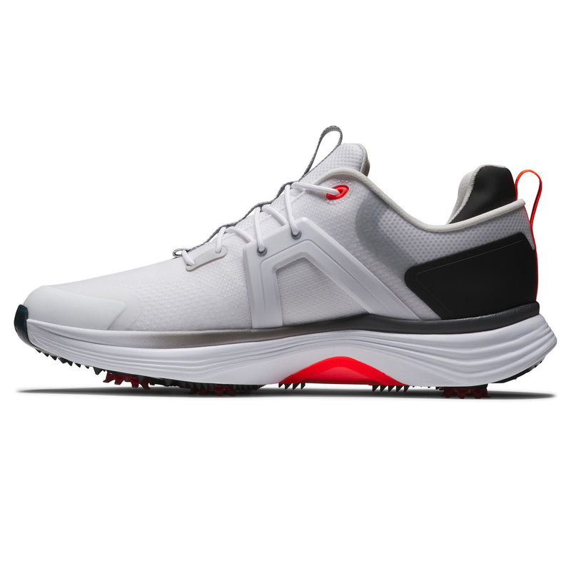 Hyperflex Spiked Golf Shoes White/Black/Red