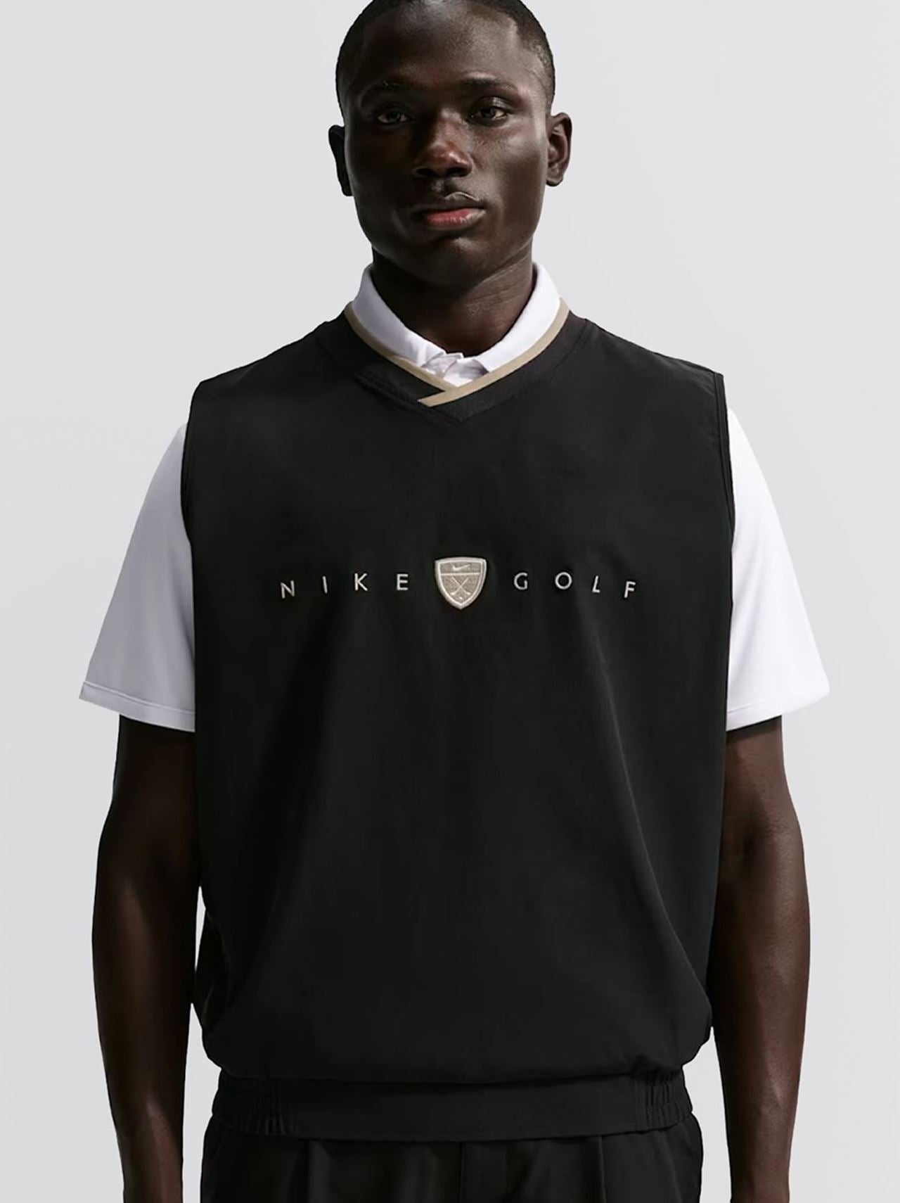 Dri-FIT Fairway Fresh Wind Vest Black/Limestone