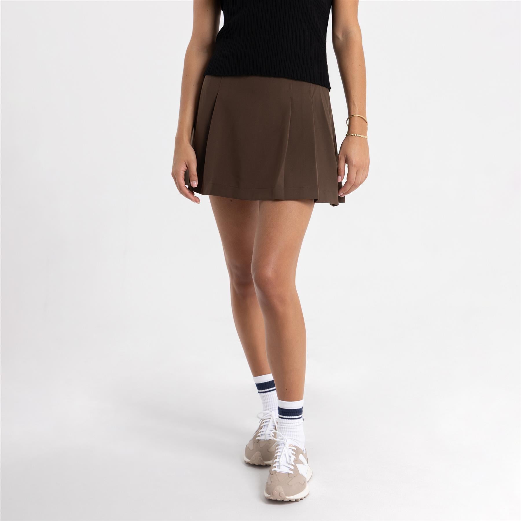 Jodie Skort Dark Brown