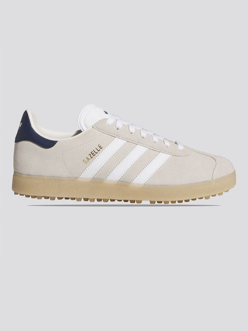 Gazelle Spikeless Golf Shoes Chalk White/Footwear White/Night Indigo