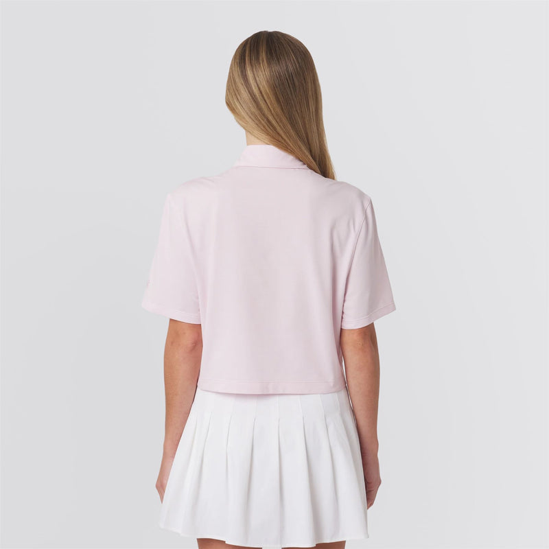 Morgan Athletic Polo Petal Pink