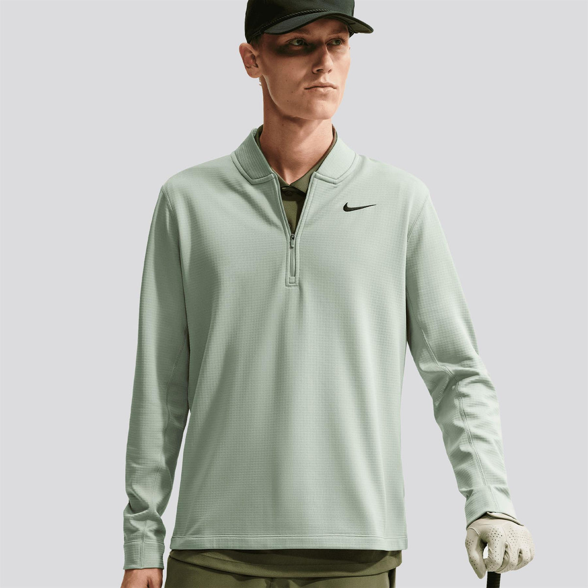 Tech-FIT Velocity Half Zip Top Jade Horizon/Black