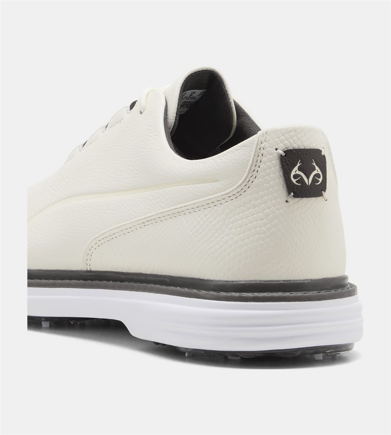 x REALTREE Helsinki G Spikeless Golf Shoes Warm White/Birch