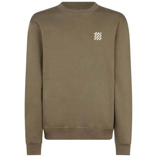 Organic Course Pullover Sweatshirt Olive - SS25