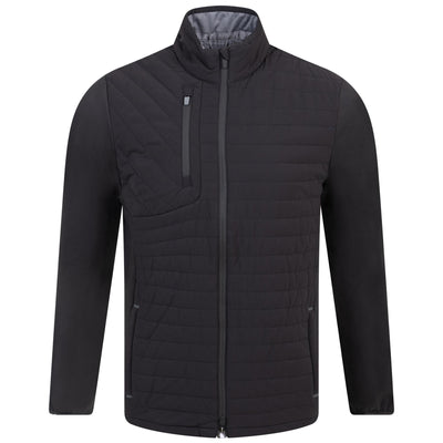 Scotia Quilted Down Jacket Puma Black/Slate Sky - 2024