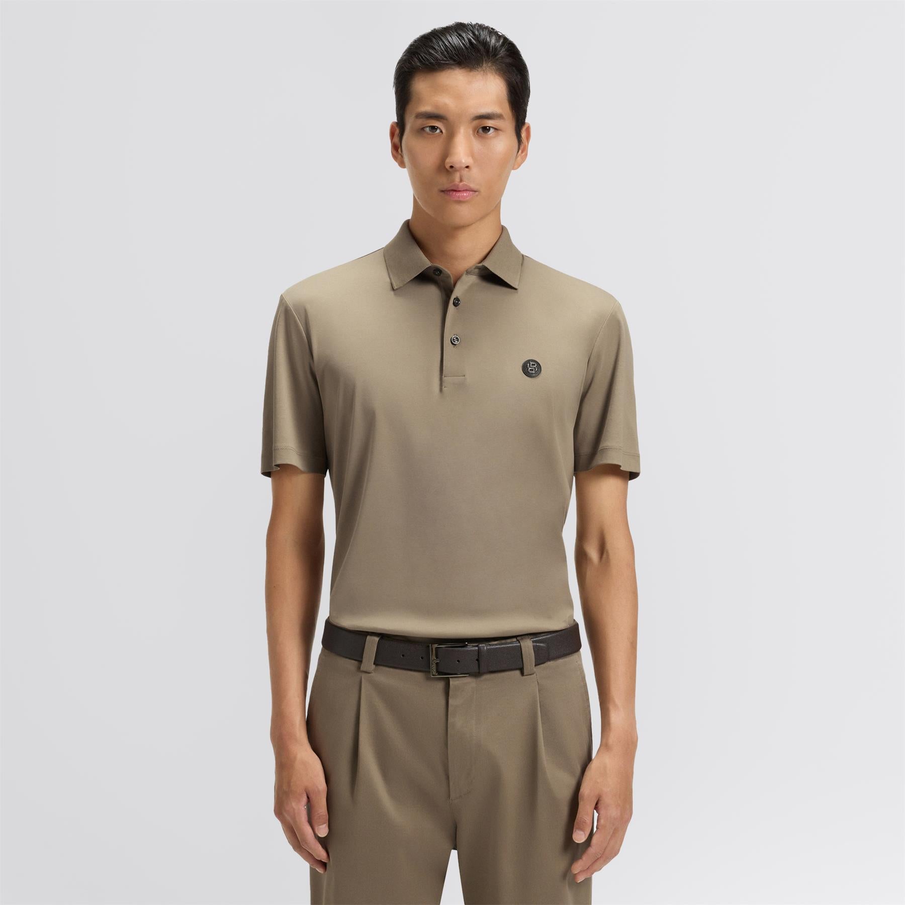 C-Parris 01 Polo Open Brown