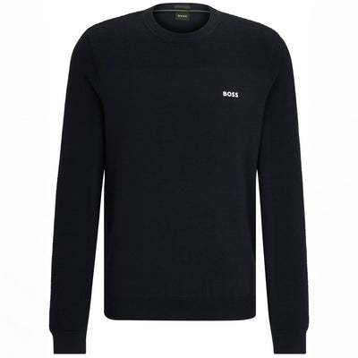 Momentum-X_CN Wool Blend Regular Fit Sweatshirt Dark Blue - AW23