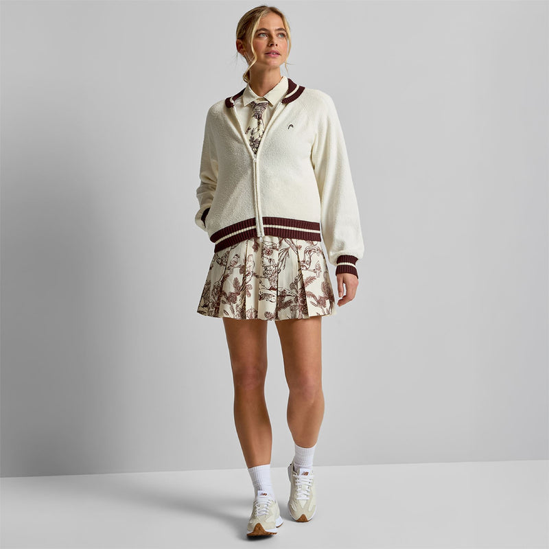 Knit Raglan Jacket Cream