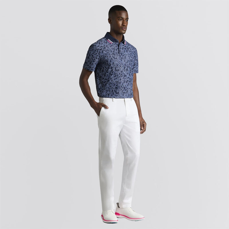 Contrast Collar Tech Pique Polo