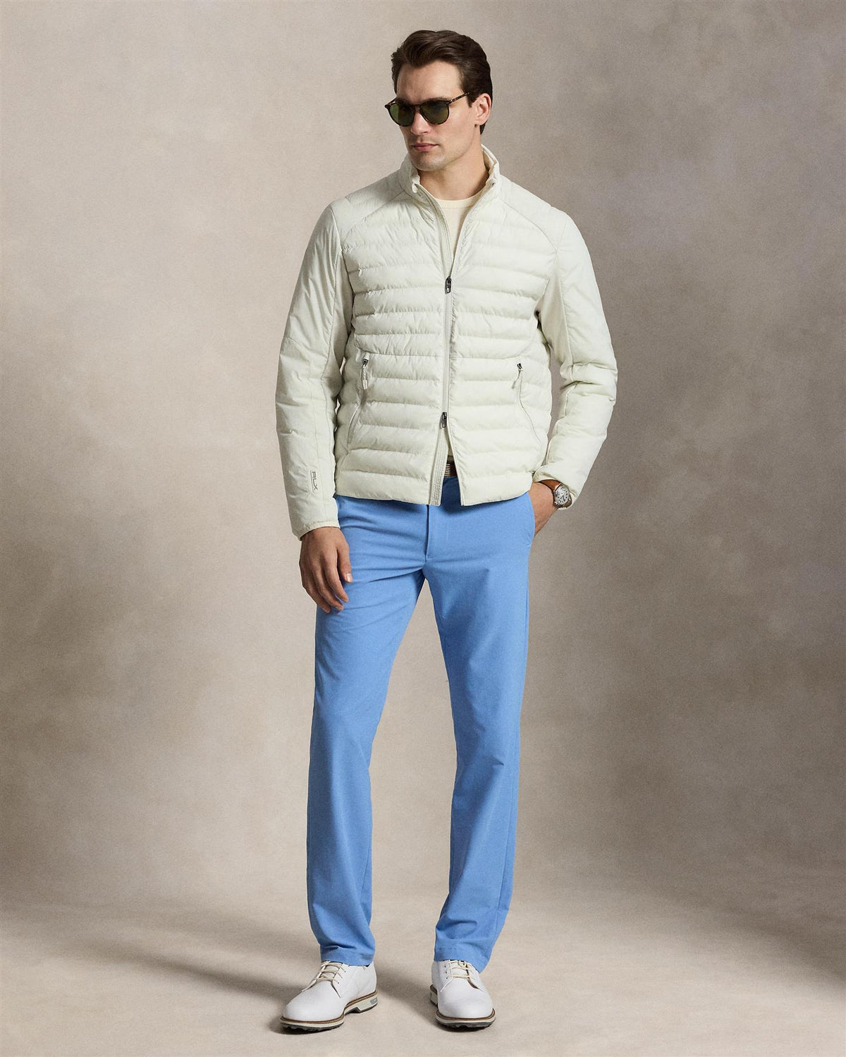 Tailored Fit Performance Trousers Bristol Blue