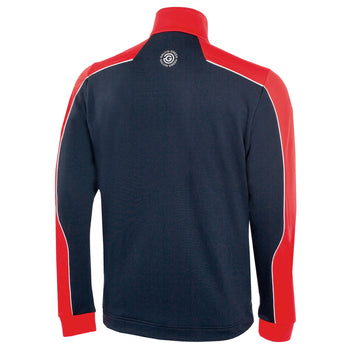 Dave INSULA Warm Half Zip Mid Layer Navy/Red