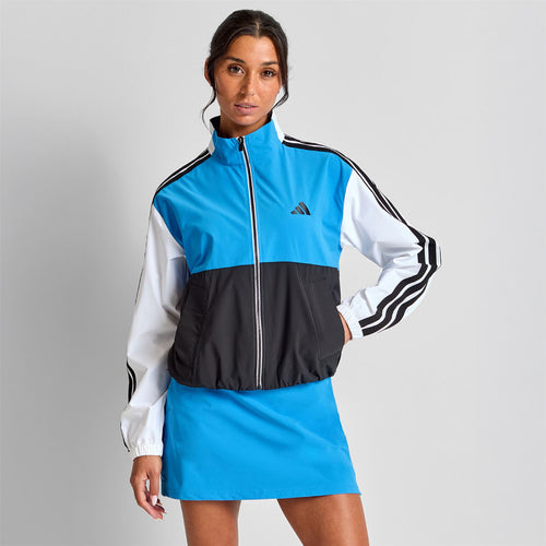 Beyond The Course Colour Block Twistweave Full Zip Jacket Lucid Ray Blue