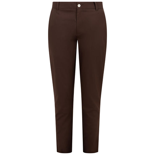 x QGC Golf Trousers Dark Chocolate Brown - SS24