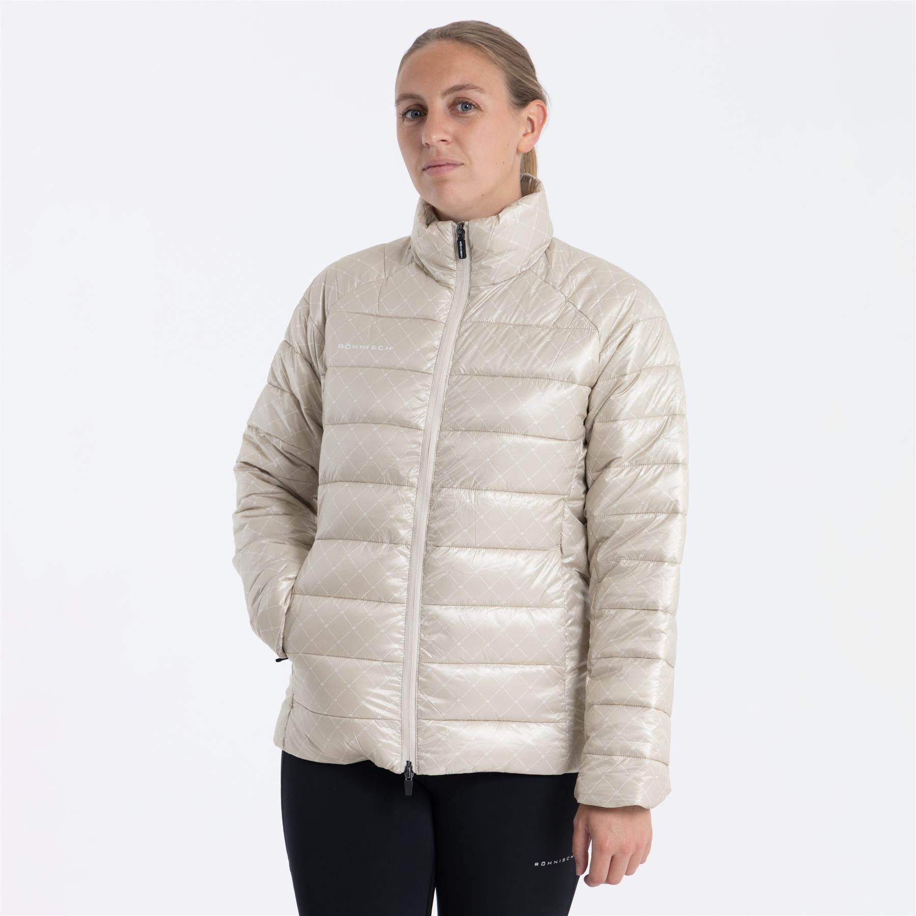 Airlite Golf Padded Jacket Sage Micro R Check Oat