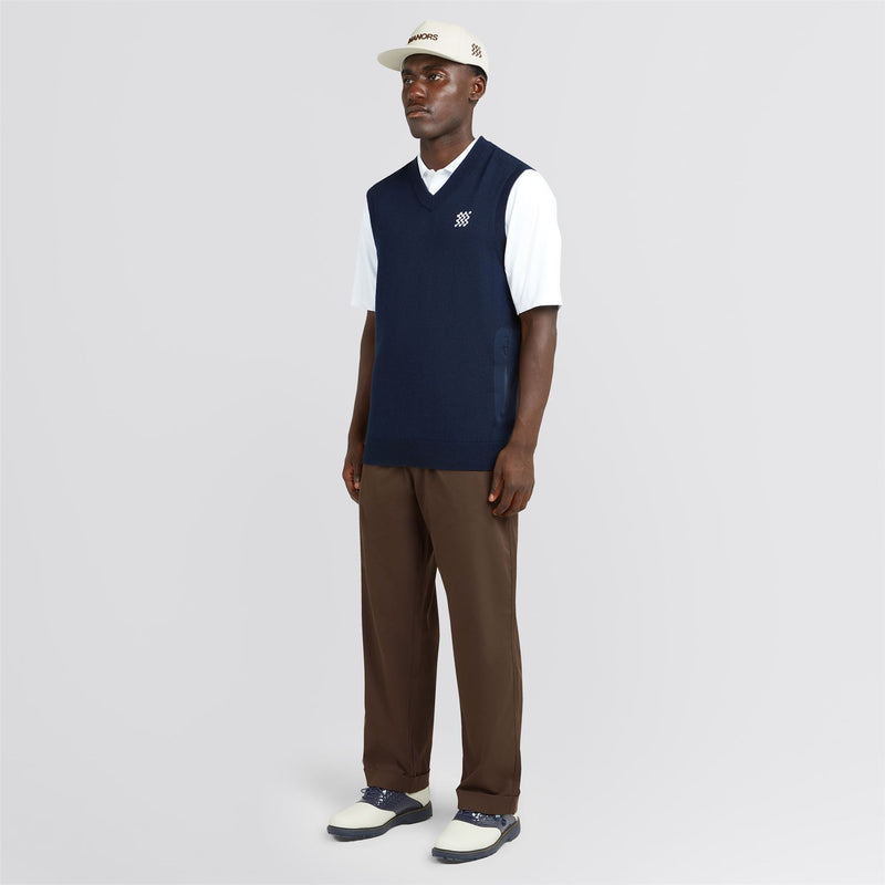 Merino Wool Vest Midnight