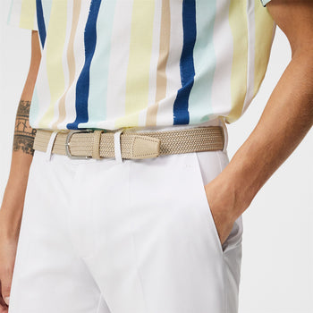 Elof Light Recycled Poly Stretch Golf Trousers White