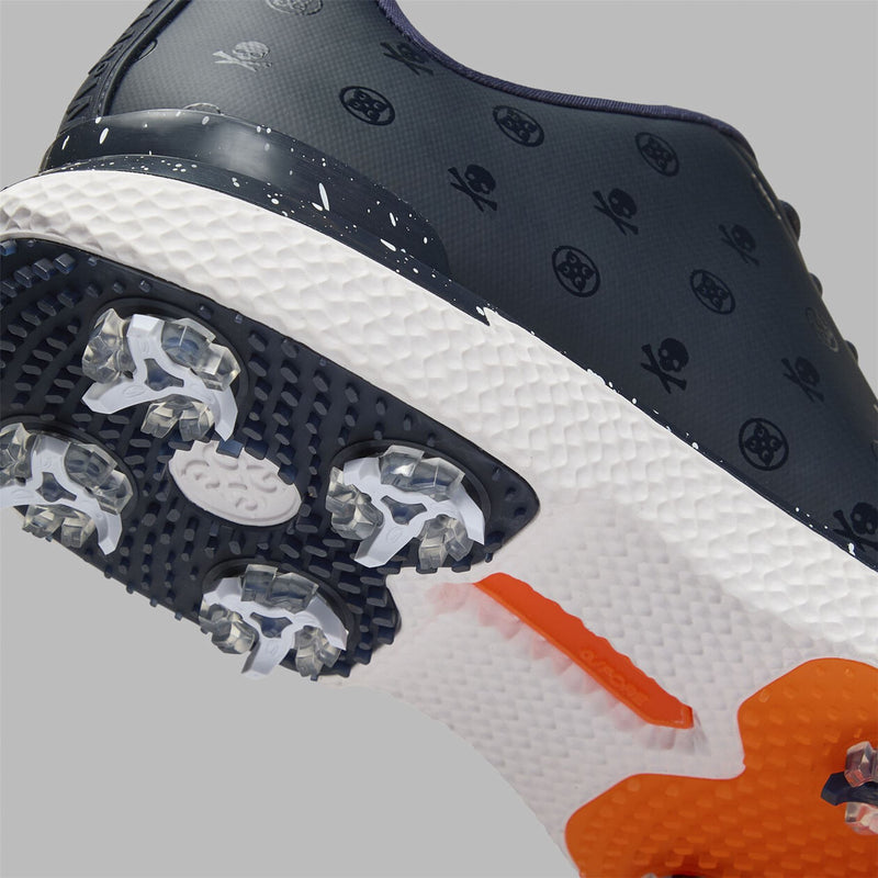 Gallivan2R G/LOCK Printed Skull & Tees Speckled Spiked Golf Shoe