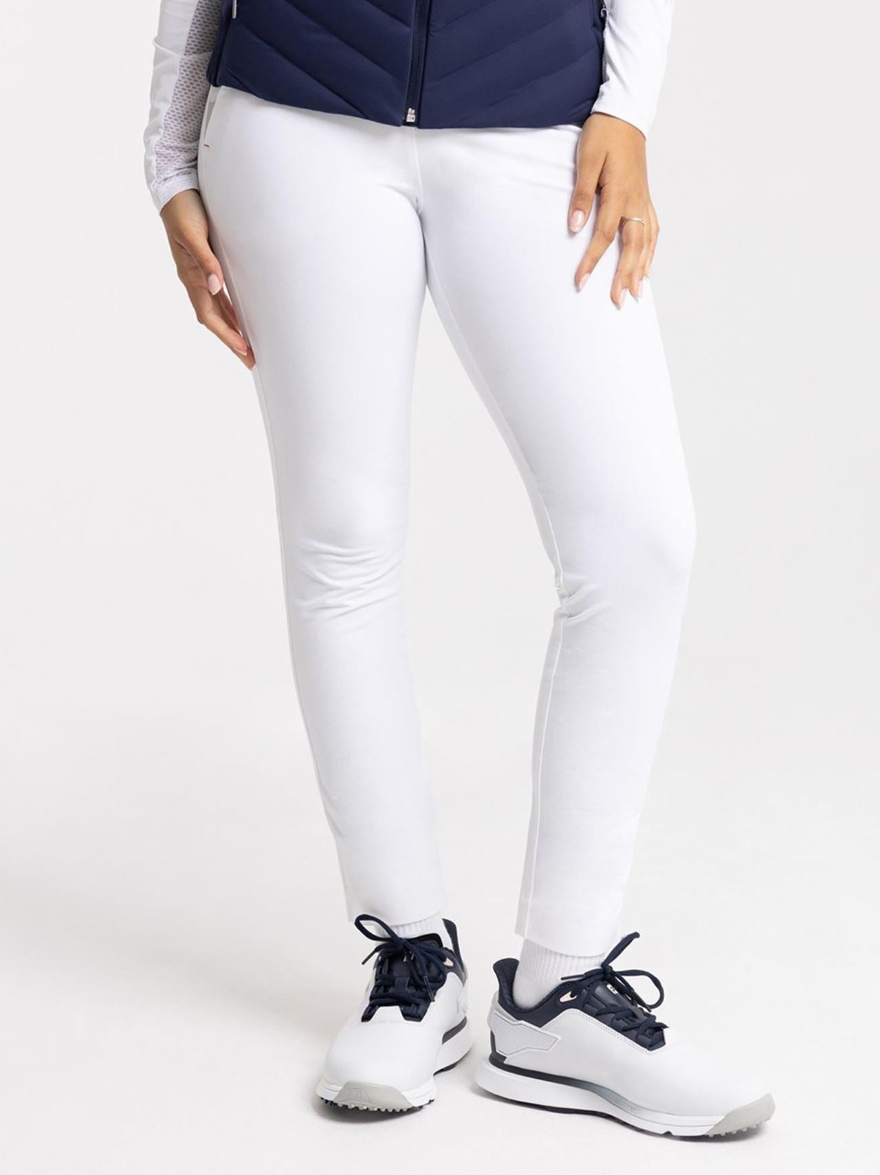 Collagen 7/8 Treggings White