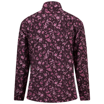 Packable Wind Jacket Neon Flower Pink