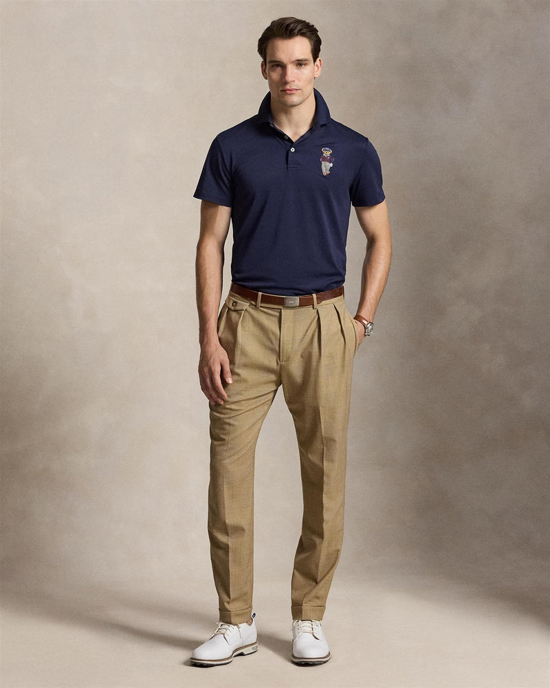 Tailored Fit Polo Bear Performance Polo Refined Navy