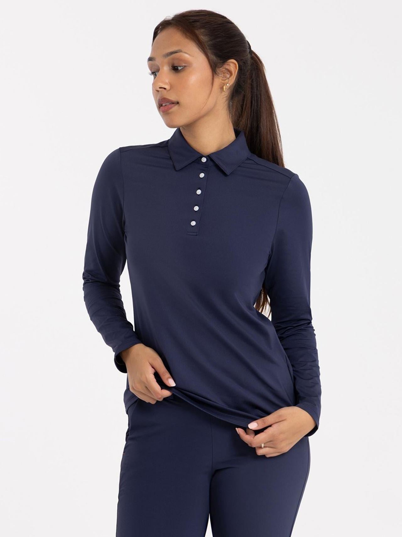 Collagen LS Polo Atlanta Blue