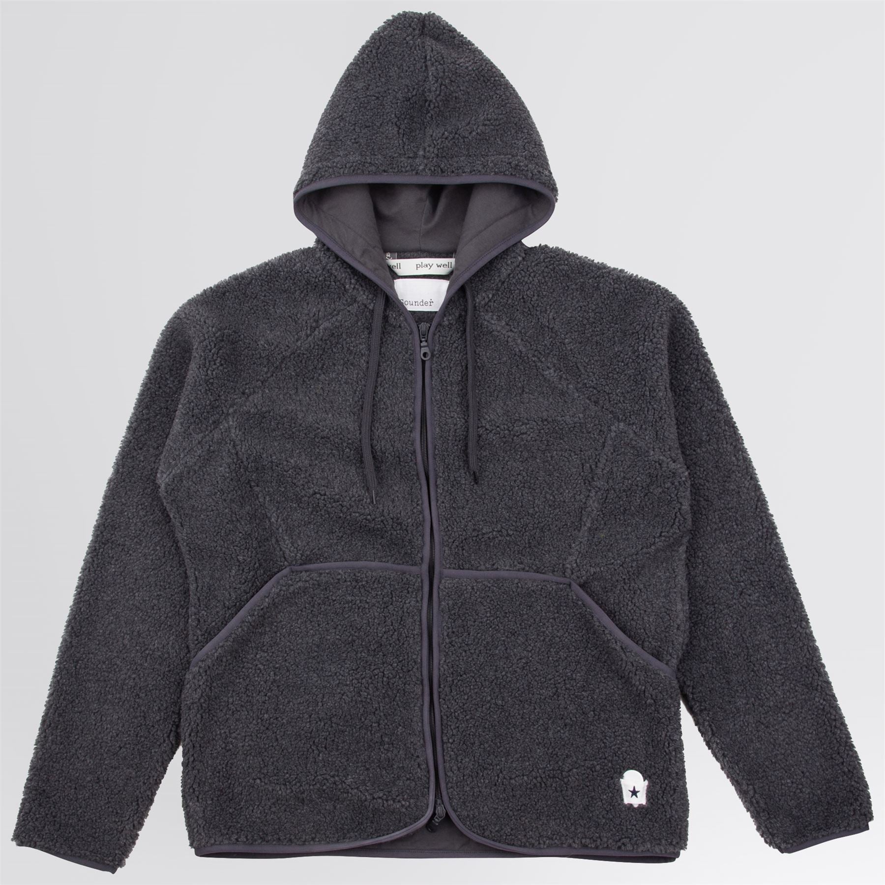 Hooded Himalayas Jacket Charcoal