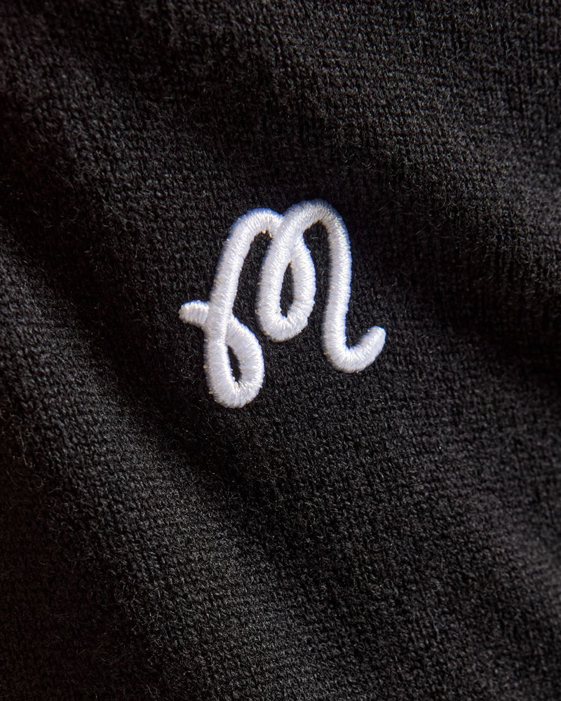 Mikayla Knit Polo Black