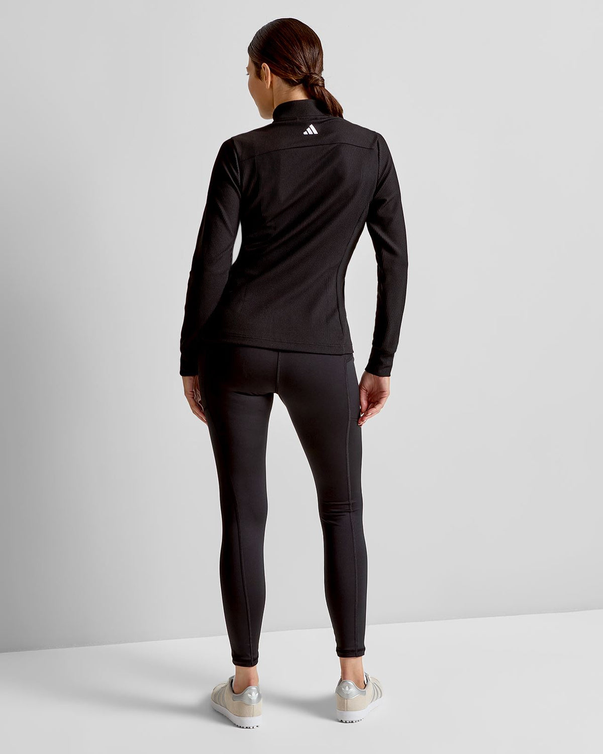 Performance Texture Full Zip Jacket Black