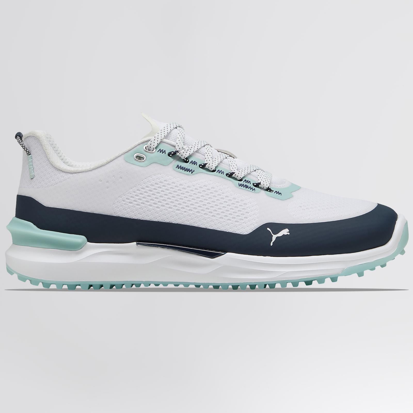 IGNITE Elevate 25 X Golf Shoes Puma White/Deep Navy/Modern Mint