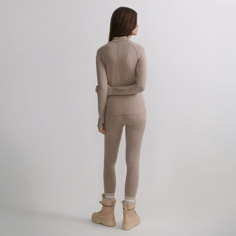 Always Warm Base Layer Leggings Taupe Marl