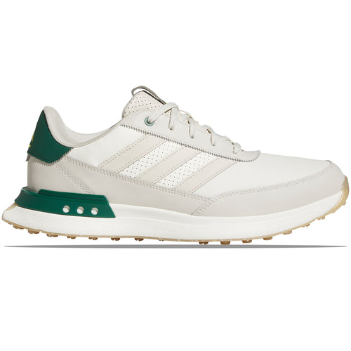 S2G Spikeless Leather 24 Golf Shoes White/Alumina/Green - SS25