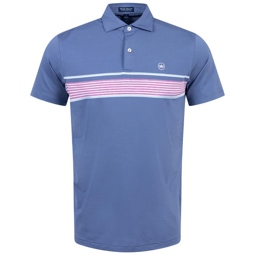 Ledger Tailored Fit Performance Jersey Polo Blue Pearl - SS24