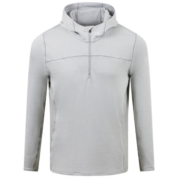 Liam Hooded Half Zip Mid Layer Alloy