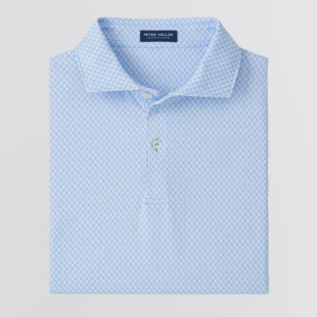 Mayfield Performance Jersey Polo Iris Mist