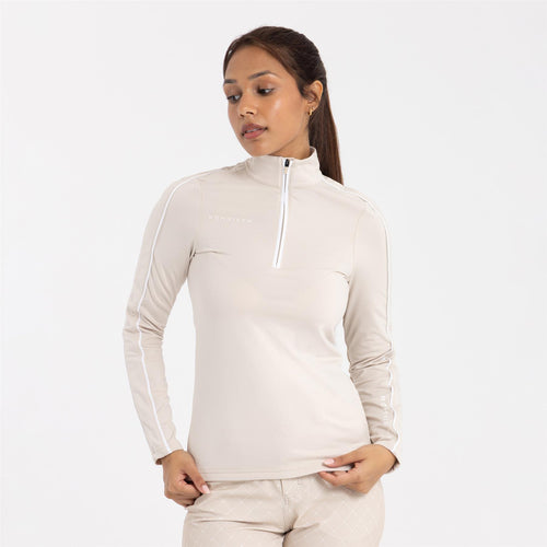 Amie Brushed Mid Layer Oatmeal