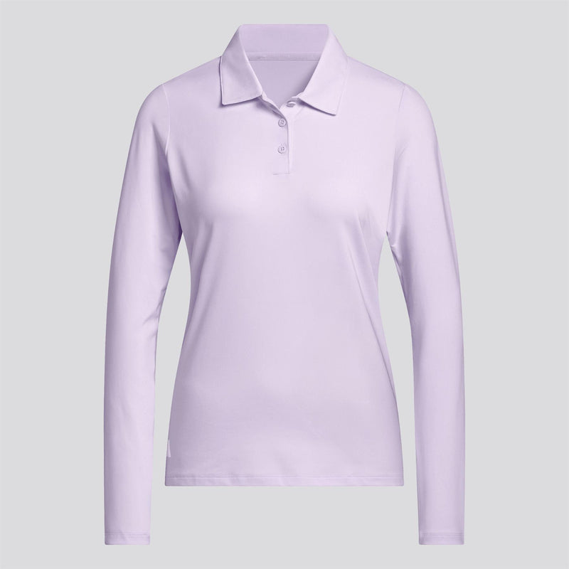 Performance Long Sleeve Polo Shirt Frozen Purple