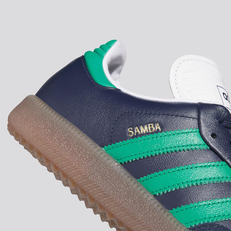 Samba Spikeless Golf Shoes Night Indigo/Court Green/Footwear White