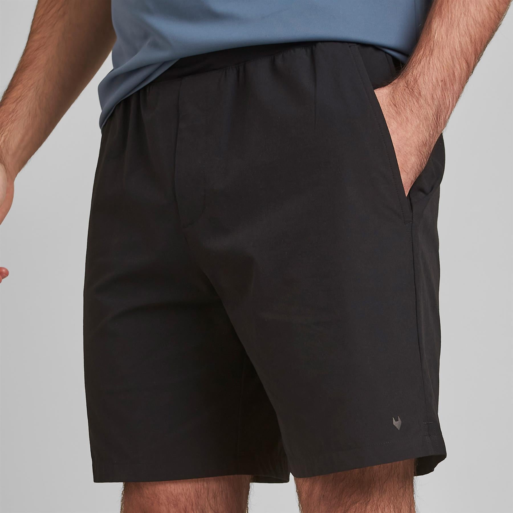 In Motion Performance Nylon Track Shorts Black