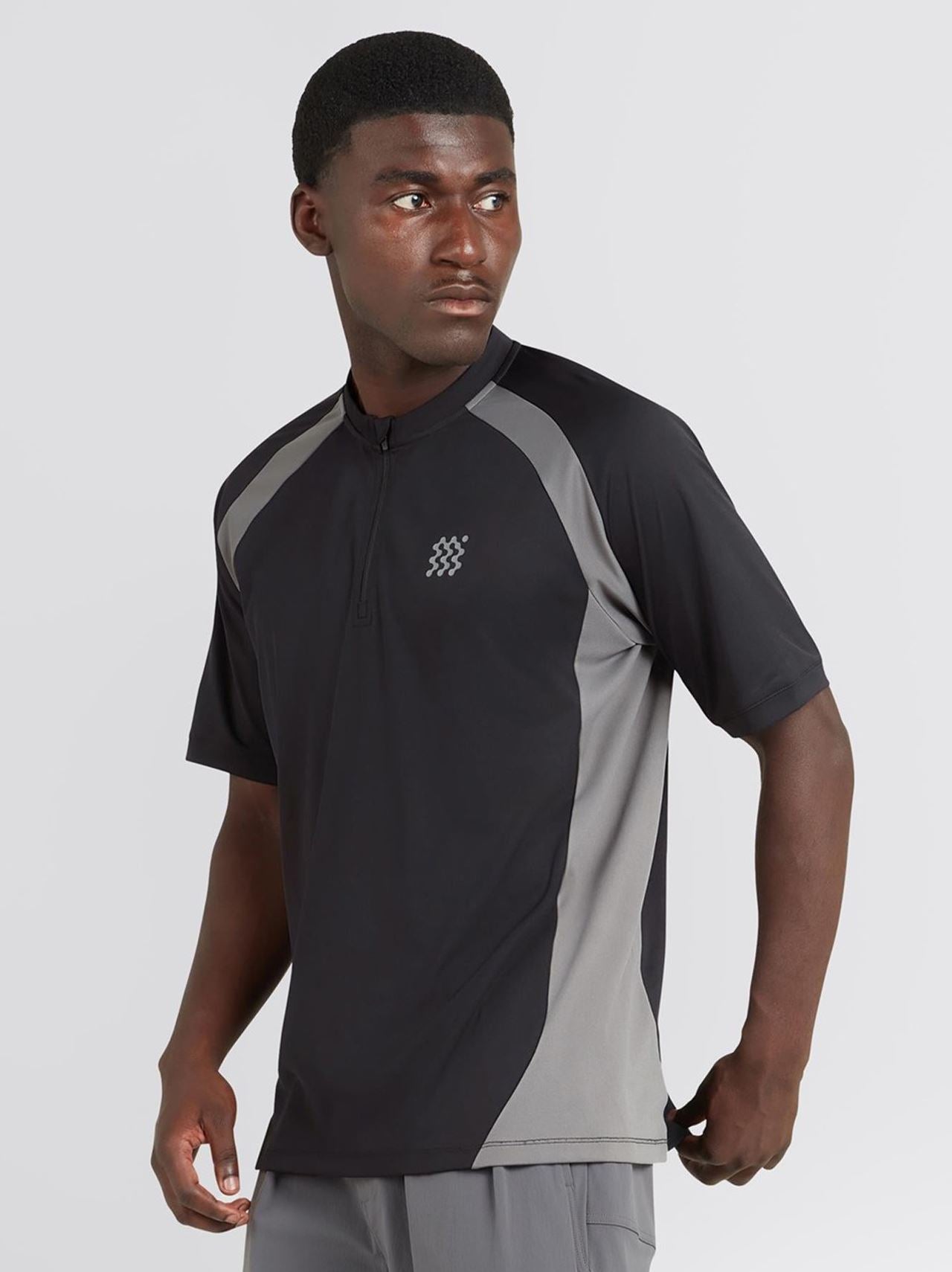 Tour Zip Polo Black