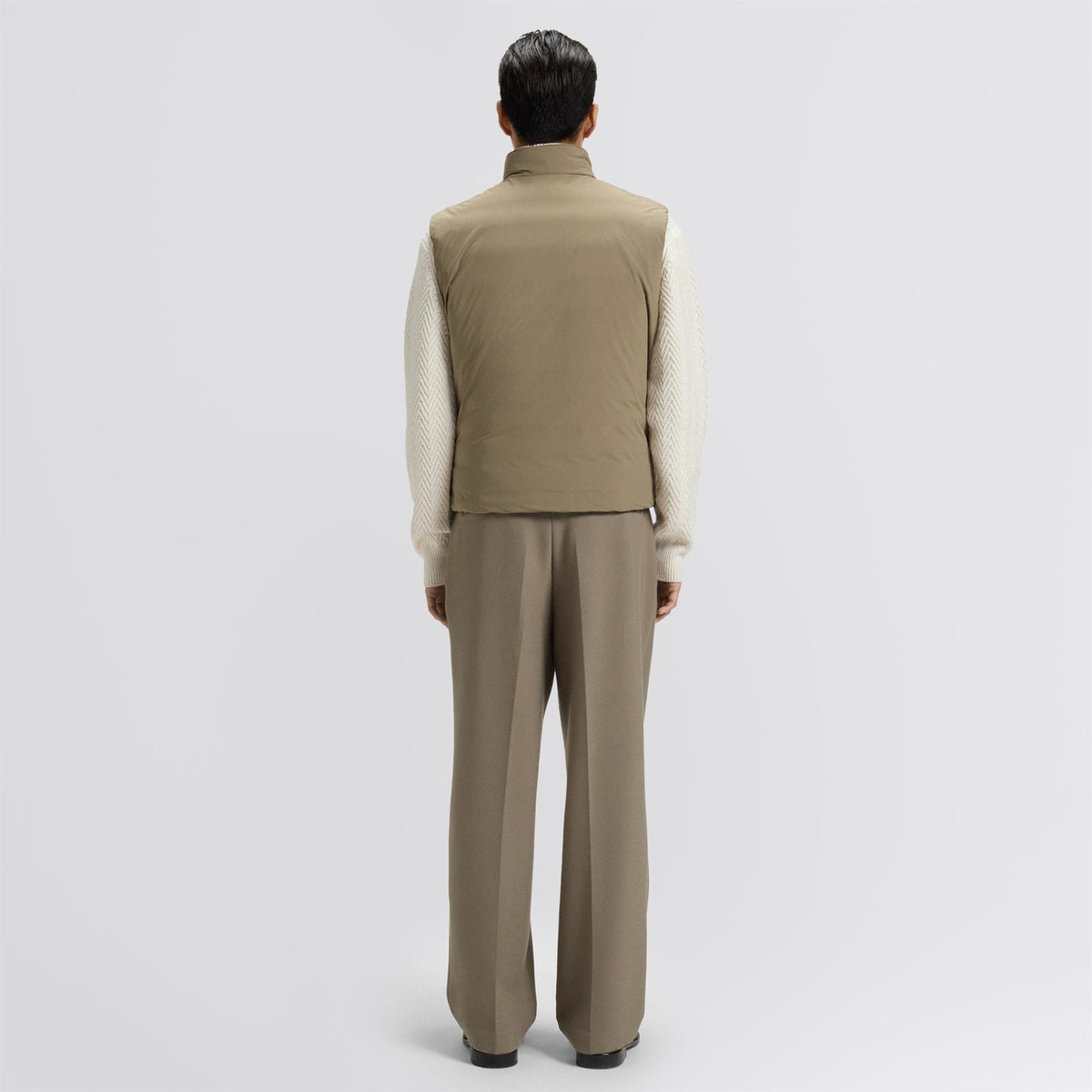 H-Darens Gilet Open Brown