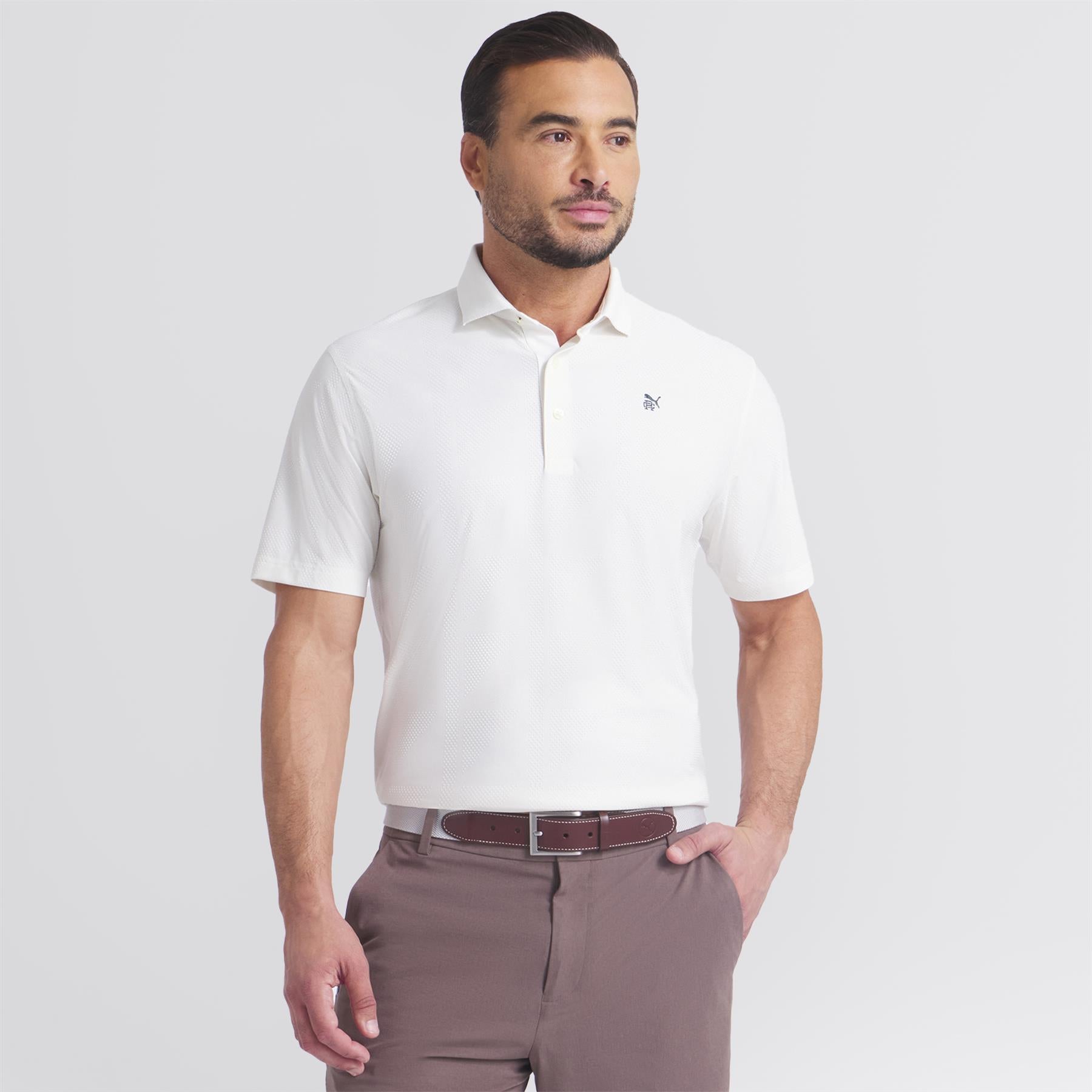 x RC MATTR Jacquard Polo Warm White