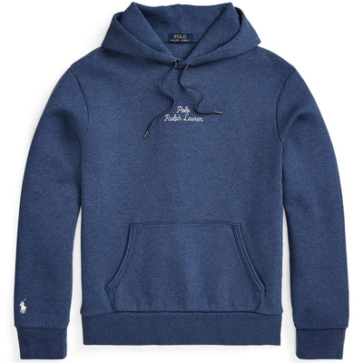 Polo Golf Standard Fit Double Knit Hoodie Derby Blue - AW24