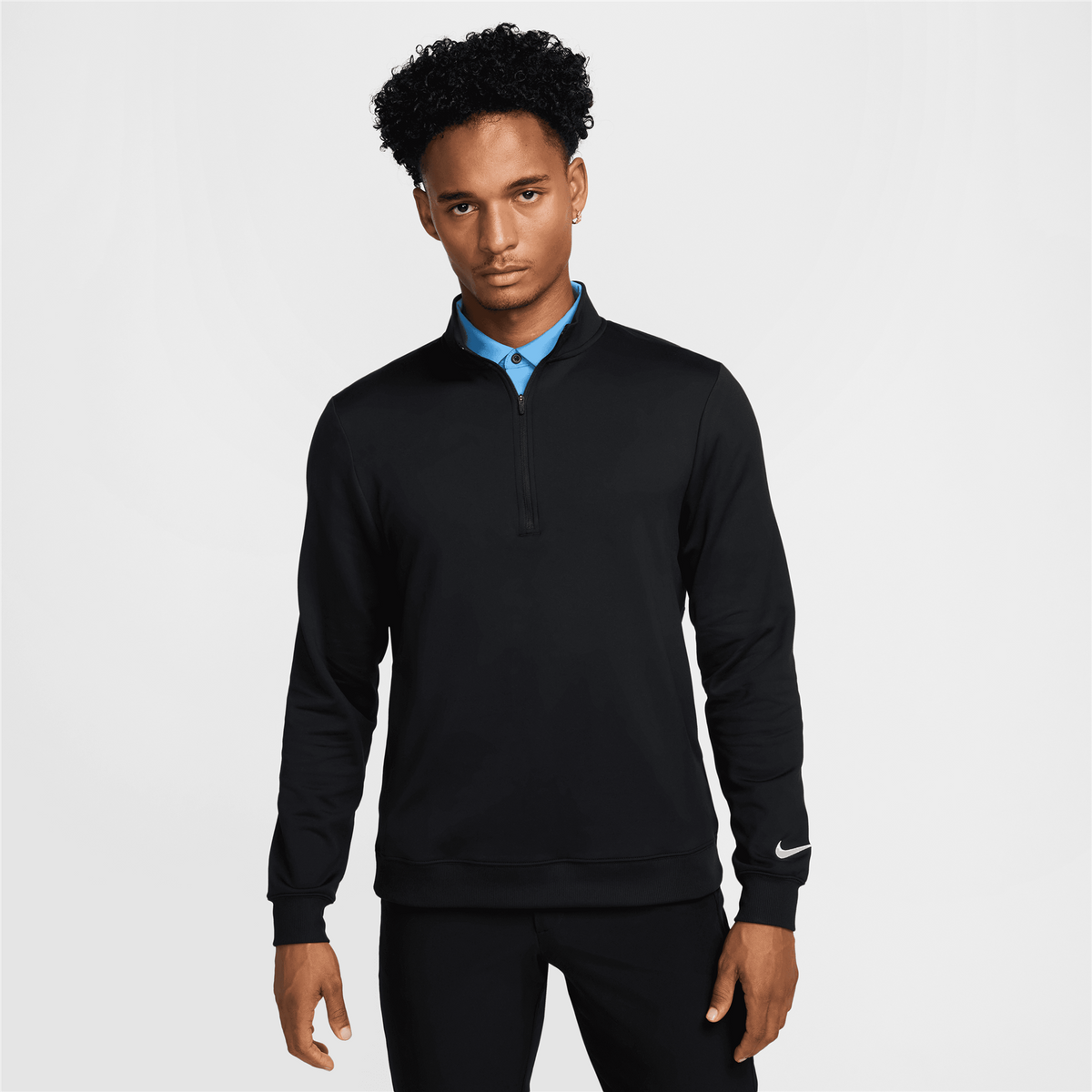 Tour Half Zip Mid Layer Black/White