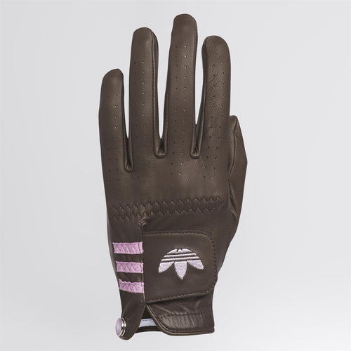 Leather Left Hand Glove Dark Brown