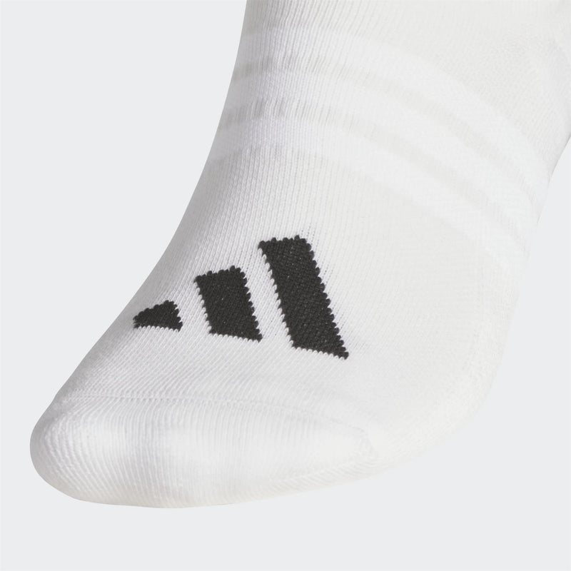 Performance 3 Pack No Show Socks White