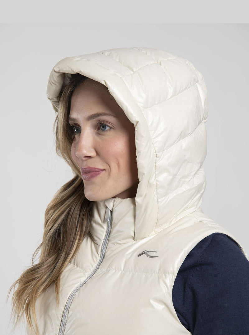 Vivi Shine Vest Alabaster