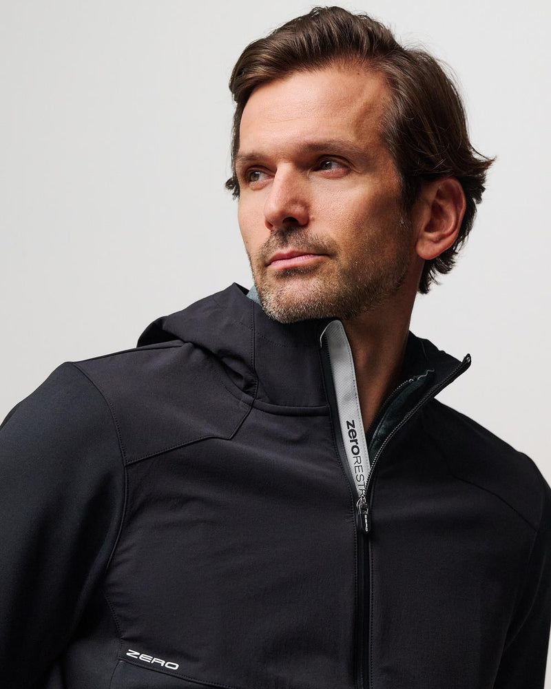 Spinks Full Zip Hybrid Jacket Black