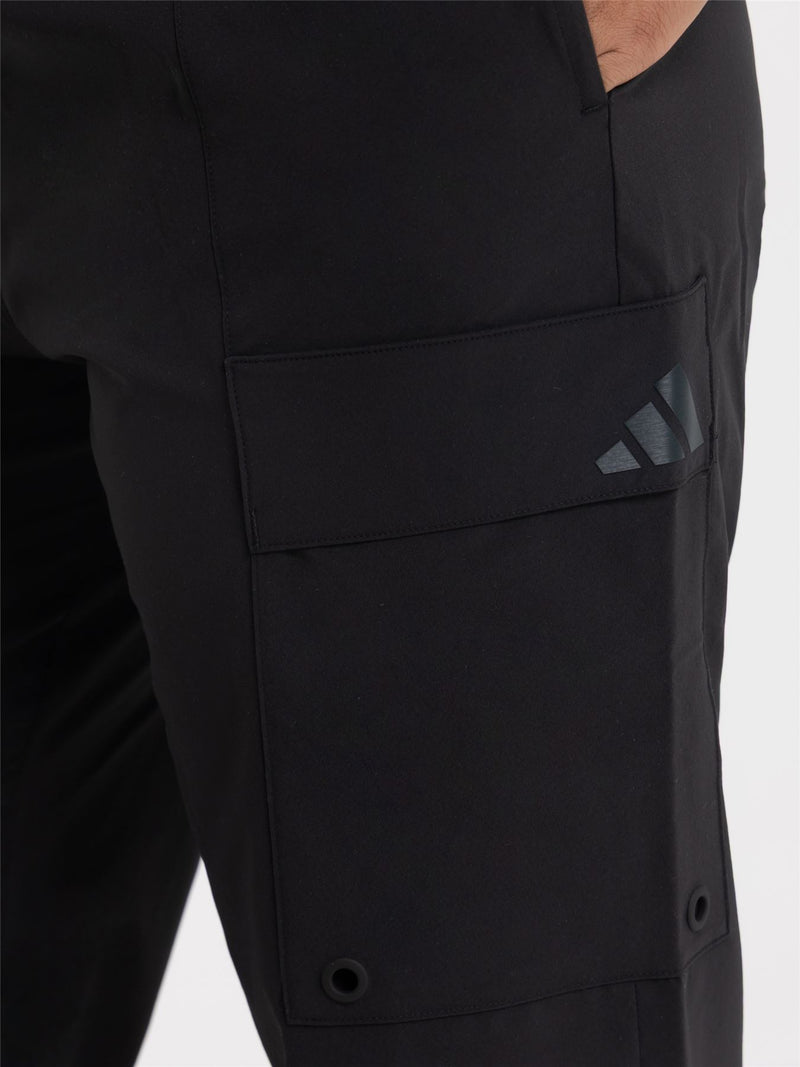Beyond The Course Twistweave Lined Cargo Trousers Black