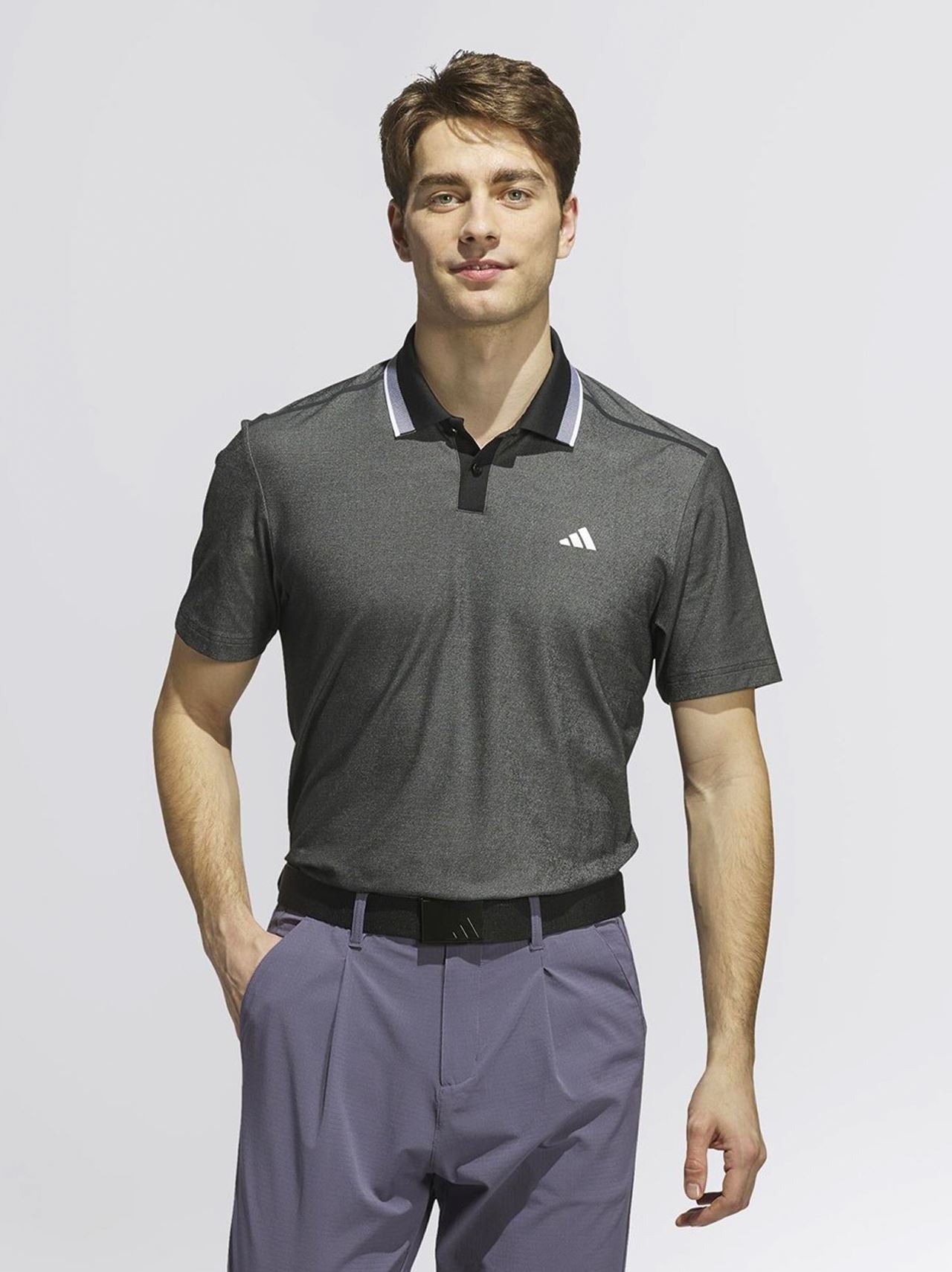 Ultimate365 Tour Twistknit Pique Polo Black